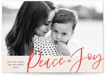 Peace + Joy Holiday Photo Cards