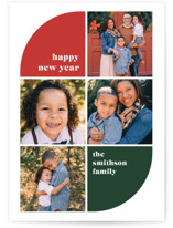 Corner Curve Holiday Photo Cards