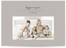Classic Neutral Holiday Photo Cards