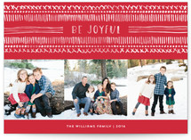 Dot and Dash Holiday Photo Cards