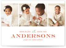 classically bold Holiday Photo Cards