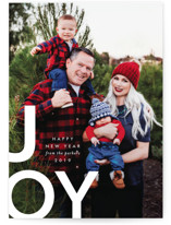 Modern Joy Holiday Photo Cards