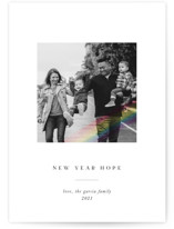 Rainbow Overlay Holiday Photo Cards