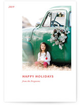 Leaflet Holiday Photo Cards