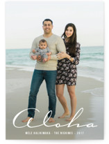 Aloha Hawaii Holiday Photo Cards