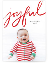 Joyful Note Holiday Photo Cards