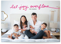 Let Joy Overflow Holiday Photo Cards