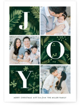 Deep Winter Forest Holiday Photo Cards