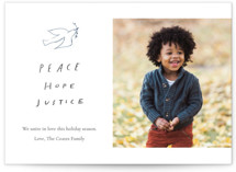 Peace Hope Justice by June Letters Studio
