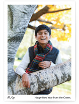 Numbered Print Holiday Photo Cards