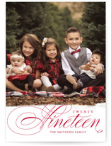 Formal Festive Holiday Photo Cards
