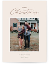 Modern Merry Christmas Holiday Photo Cards