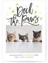 Deck The Paws Holiday Photo Cards