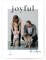 Very Modern Holiday Photo Cards