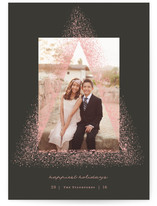 Sparkling Christmas Tree Holiday Photo Cards
