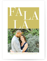 Elegant FaLaLa Holiday Photo Cards