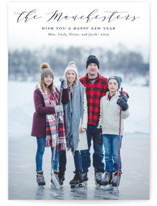 Modern Name Holiday Photo Cards