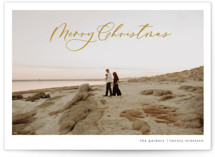 Elegant Christmas Holiday Photo Cards
