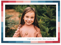 Vibrant Frame Holiday Photo Cards