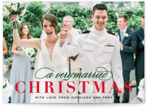 Very Married Holiday Photo Cards