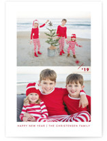 True Minimalism Holiday Photo Cards