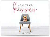 Holiday Kisses Holiday Photo Cards