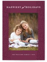 Happiest of Holidays Holiday Photo Cards