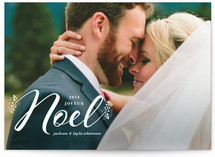 Beautiful Noel Holiday Photo Cards
