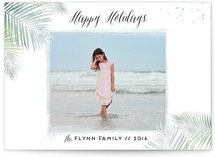Sunny Christmas Holiday Photo Cards