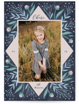 Periwinkle Holiday Photo Cards