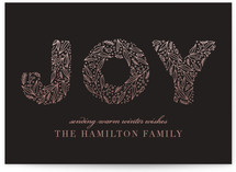 Floral Joy Holiday Photo Cards