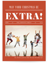 Extra Extra Holiday Photo Cards
