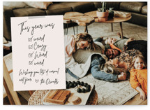 Weird Note Holiday Photo Cards