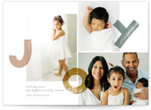 bouncing brushed joy Holiday Photo Cards