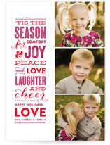 The Festive Type Holiday Photo Cards