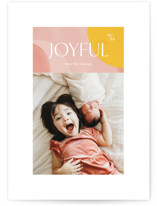 Artsy Joyful Holiday Photo Cards