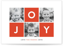 Vibrant Joy Holiday Photo Cards