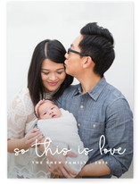 So This Is Love Holiday Photo Cards