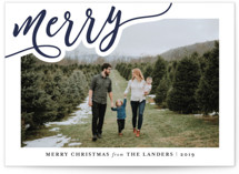 Merry Swirling Holiday Photo Cards