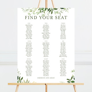 Verdure Custom Seating Chart