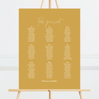 Marked Custom Seating Chart
