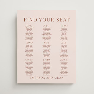 There Will Be a Party Custom Seating Chart