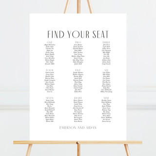 Arcadia Custom Seating Chart