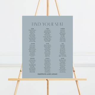 Layered Custom Seating Chart