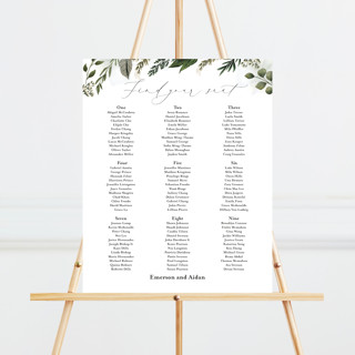 Classic Love Custom Seating Chart