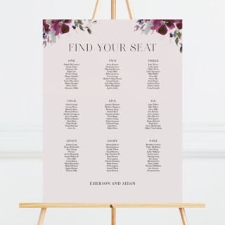 Fleur Custom Seating Chart