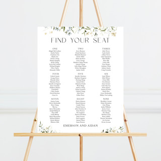 Fleur Custom Seating Chart