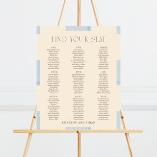 Checker Wash Custom Seating Chart