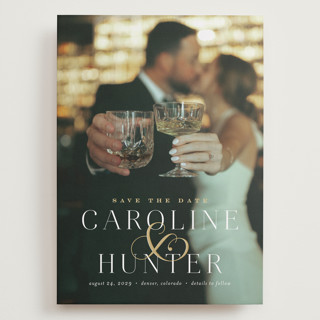 Entwine Foil-Pressed Grand Save The Date Cards