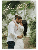 Kiawah Foil-Pressed Grand Save The Date Cards
